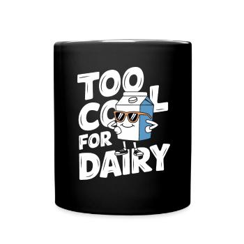 Laktoseintoleranz Laktoseintolerant - Tasse einfarbig - Schwarz - Vorne