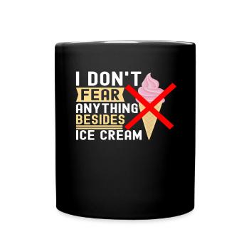 Lactose intolerance Lactose intolerant - Full Colour Mug - black - Front