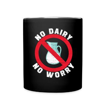 Intolérance au lactose Intolérance au lactose - Mug uni - noir - Devant