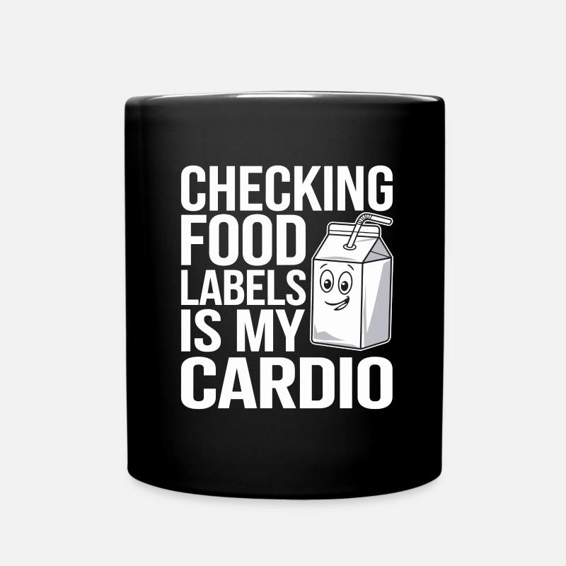 Lactose intolerance Lactose intolerant - Full Colour Mug - black