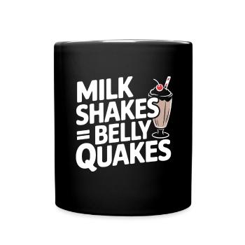 Lactose intolerance Lactose intolerant - Full Colour Mug - black - Front