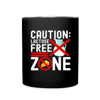 Intolérance au lactose Intolérance au lactose - Mug uni - noir - Devant