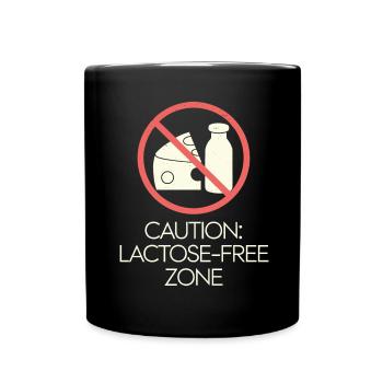 Intolérance au lactose Intolérance au lactose - Mug uni - noir - Devant