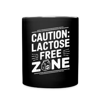 Intolérance au lactose Intolérance au lactose - Mug uni - noir - Devant