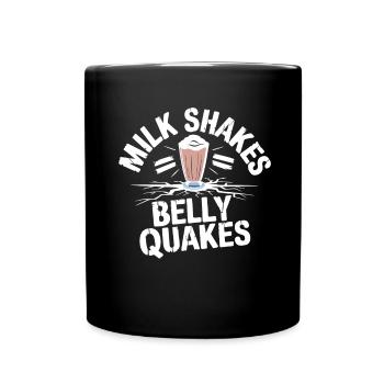 Lactose intolerance Lactose intolerant - Full Colour Mug - black - Front