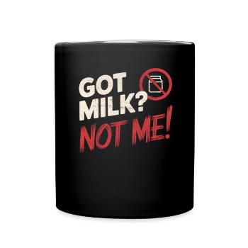 Intolérance au lactose Intolérance au lactose - Mug uni - noir - Devant