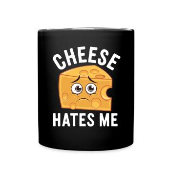 Lactose intolerance Lactose intolerant - Full Colour Mug - black - Front