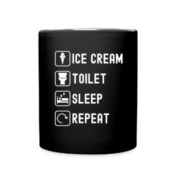 Intolérance au lactose Intolérance au lactose - Mug uni - noir - Devant