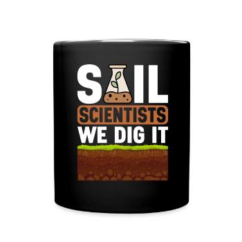 Bodenwissenschaftler Science du sol - Mug uni - noir - Devant