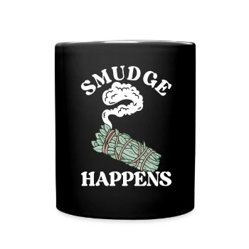 Herbes Encens Purification Spirituelle - Mug uni - noir - Devant