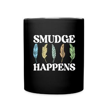 Herbes Encens Purification Spirituelle - Mug uni - noir - Devant
