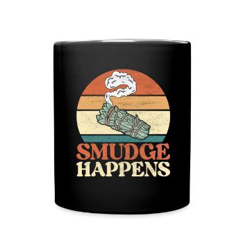 Herbes Encens Purification Spirituelle - Mug uni - noir - Devant