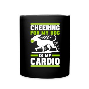 Flyball Dog Sports - Full Colour Mug - black - Front