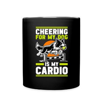 Flyball Dog Sports - Full Colour Mug - black - Front
