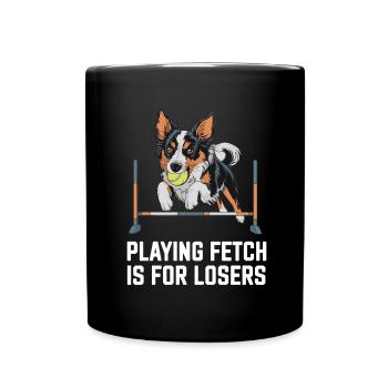 Flyball Dog Sports - Full Colour Mug - black - Front