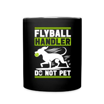 Flyball Dog Sports - Full Colour Mug - black - Front