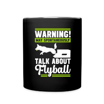 Flyball Dog Sports - Full Colour Mug - black - Front