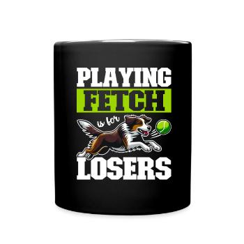 Flyball Dog Sports - Full Colour Mug - black - Front