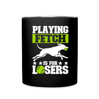Flyball Dog Sports - Full Colour Mug - black - Front