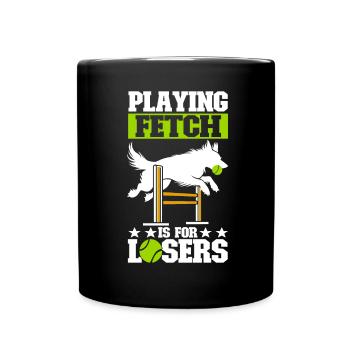 Flyball Sports canins - Mug uni - noir - Devant