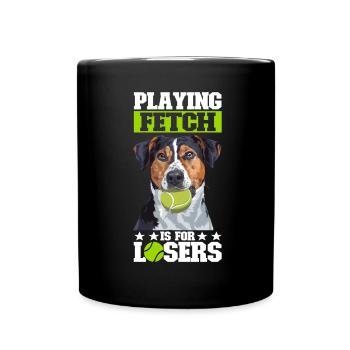 Flyball Dog Sports - Full Colour Mug - black - Front