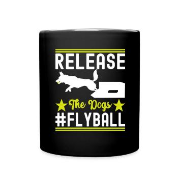Flyball Sports canins - Mug uni - noir - Devant