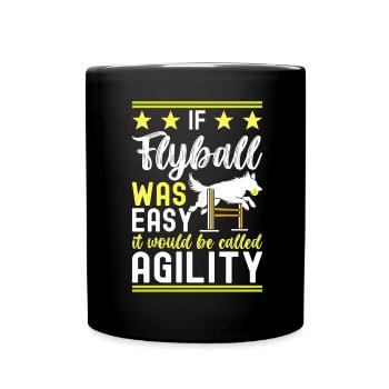 Flyball Sports canins - Mug uni - noir - Devant