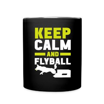 Flyball Sports canins - Mug uni - noir - Devant