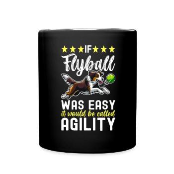Flyball Sports canins - Mug uni - noir - Devant