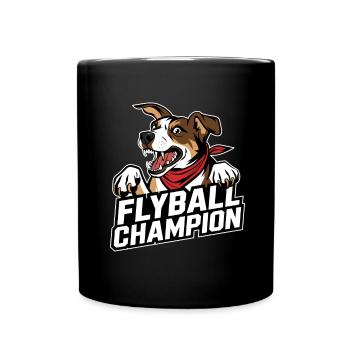 Flyball Dog Sports - Full Colour Mug - black - Front