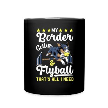 Flyball Sports canins - Mug uni - noir - Devant