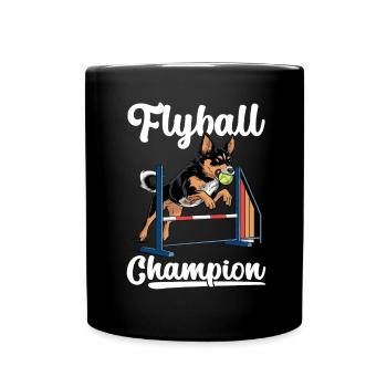 Flyball Dog Sports - Full Colour Mug - black - Front