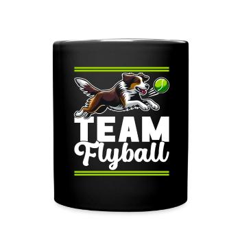 Flyball Dog Sports - Full Colour Mug - black - Front