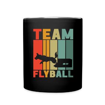 Flyball Dog Sports - Full Colour Mug - black - Front