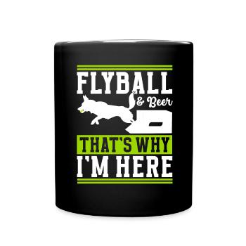 Flyball Sports canins - Mug uni - noir - Devant