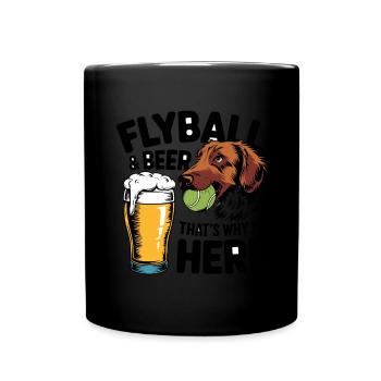 Flyball Sports canins - Mug uni - noir - Devant