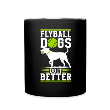 Flyball Sports canins - Mug uni - noir - Devant