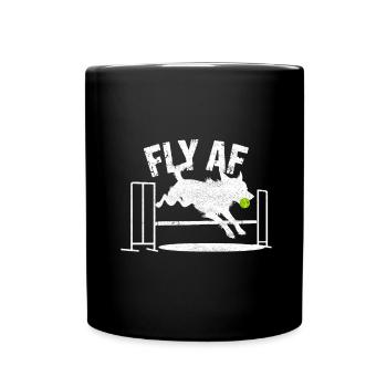 Flyball Dog Sports - Full Colour Mug - black - Front