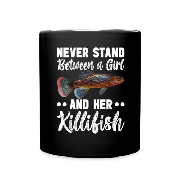 Killifisch Aquarium Amateurs de poissons - Mug uni - noir - Devant