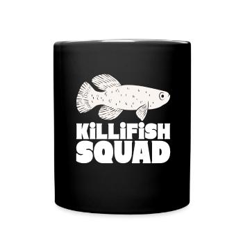 Killifisch Aquarium Amateurs de poissons - Mug uni - noir - Devant