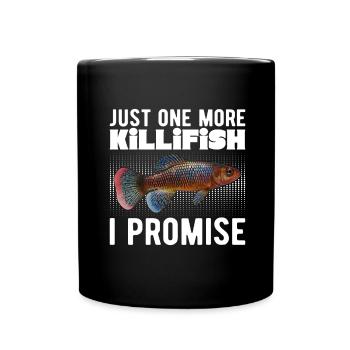 Killifisch Aquarium Amateurs de poissons - Mug uni - noir - Devant