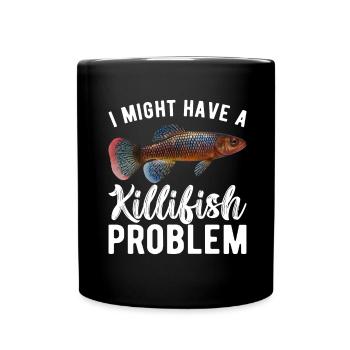 Killifisch Aquarium Amateurs de poissons - Mug uni - noir - Devant