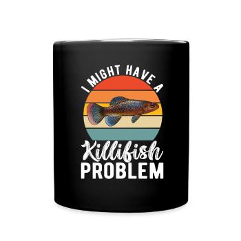 Killifisch Aquarium Amateurs de poissons - Mug uni - noir - Devant