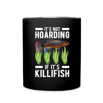 Killifisch Aquarium Amateurs de poissons - Mug uni - noir - Devant