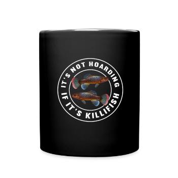 Killifisch Aquarium Amateurs de poissons - Mug uni - noir - Devant