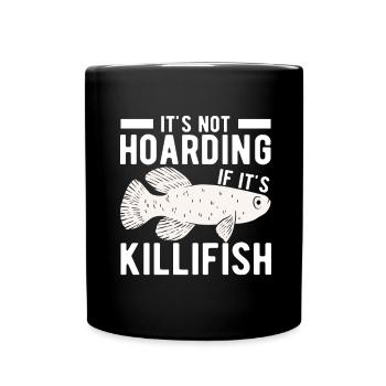 Killifisch Aquarium Amateurs de poissons - Mug uni - noir - Devant