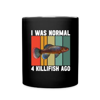 Killifisch Aquarium Amateurs de poissons - Mug uni - noir - Devant