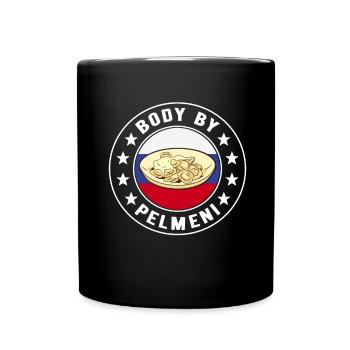 Pelmeni Russian Cuisine - Full Colour Mug - black - Front