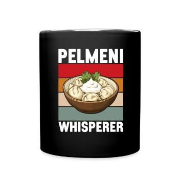 Pelmeni Russian Cuisine - Full Colour Mug - black - Front