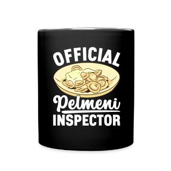 Pelmeni Russian Cuisine - Full Colour Mug - black - Front